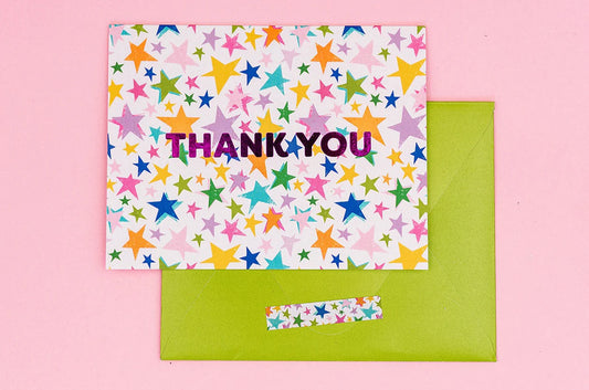 Stars Thank You Boxed Notecards