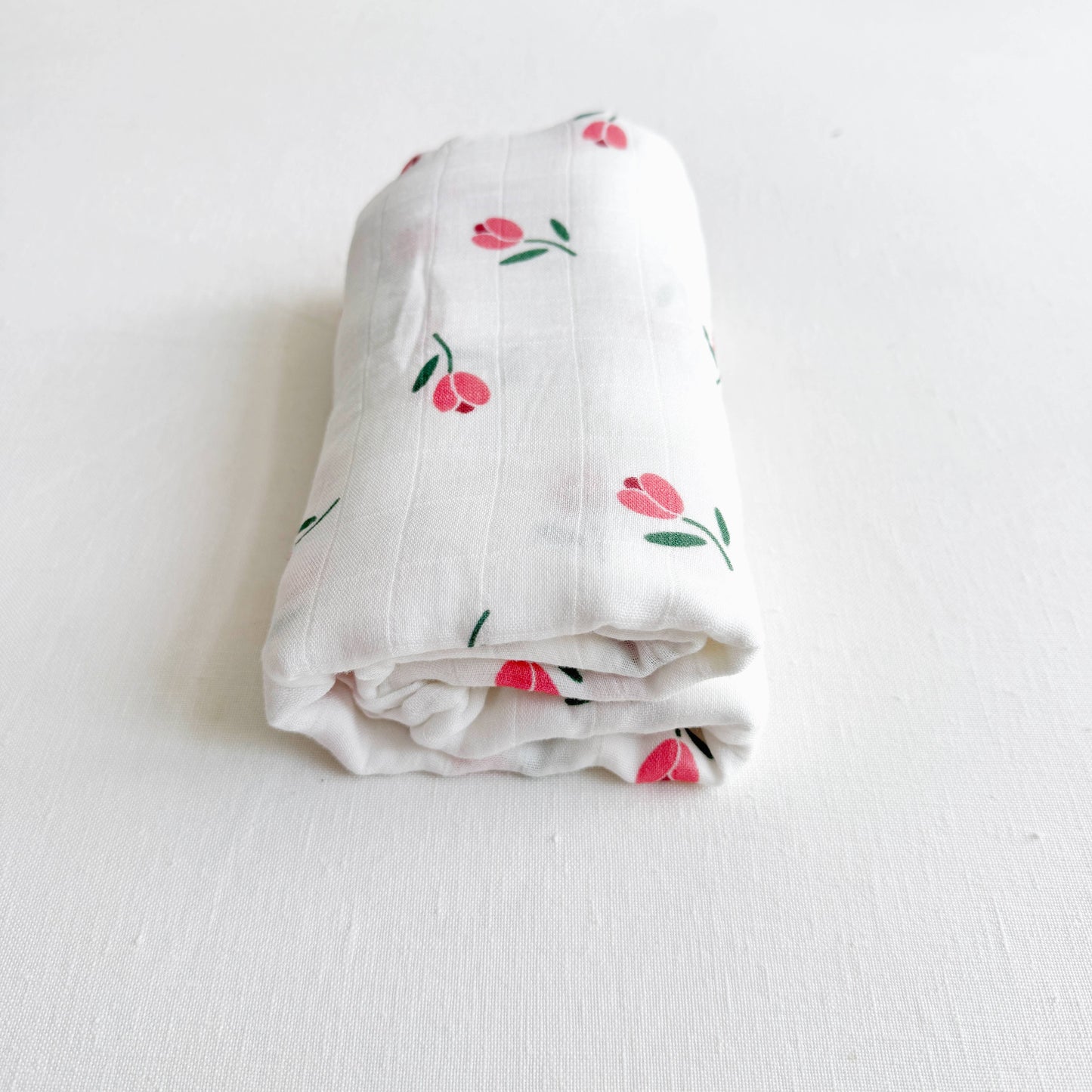Bamboo Muslin Swaddle Blanket - Tulip