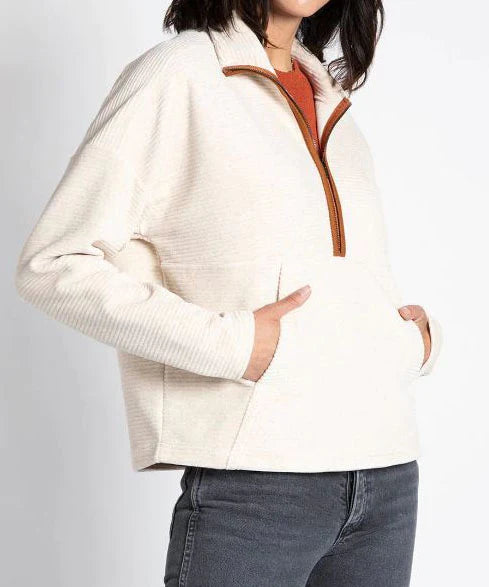 Beezie Pullover in Heathered White
