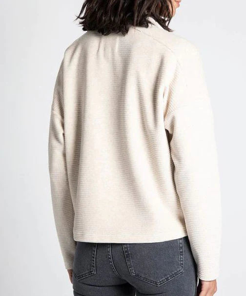 Beezie Pullover in Heathered White
