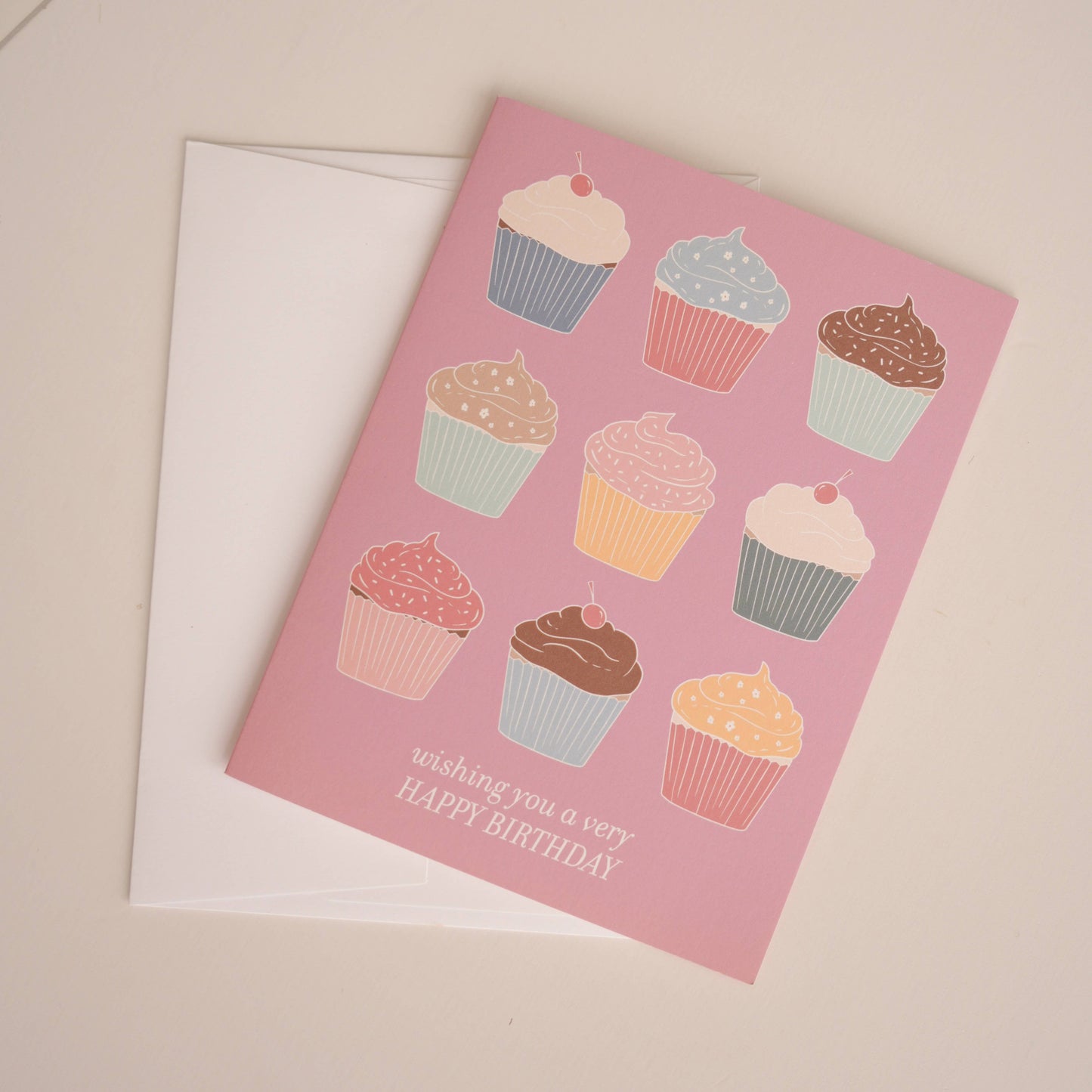 Cupcake Birthday Greeting Card