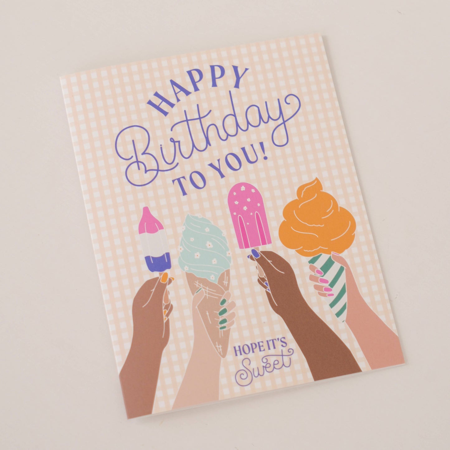 Sweet Birthday Ice Cream Greeting Card