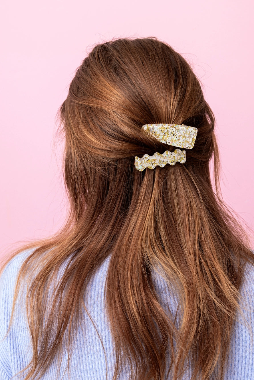 Confetti Hair Clip Set