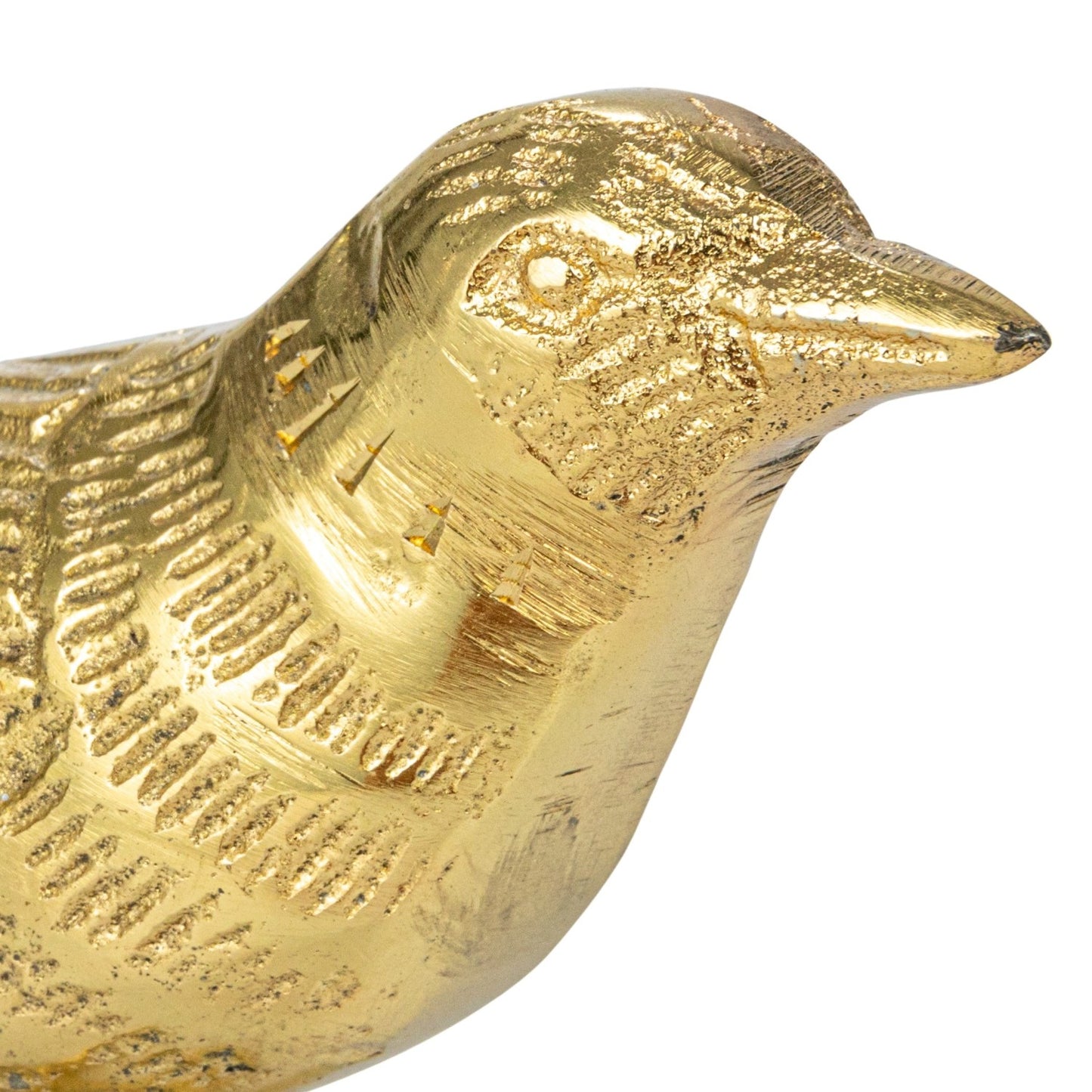 Cast Aluminum Bird in Gold