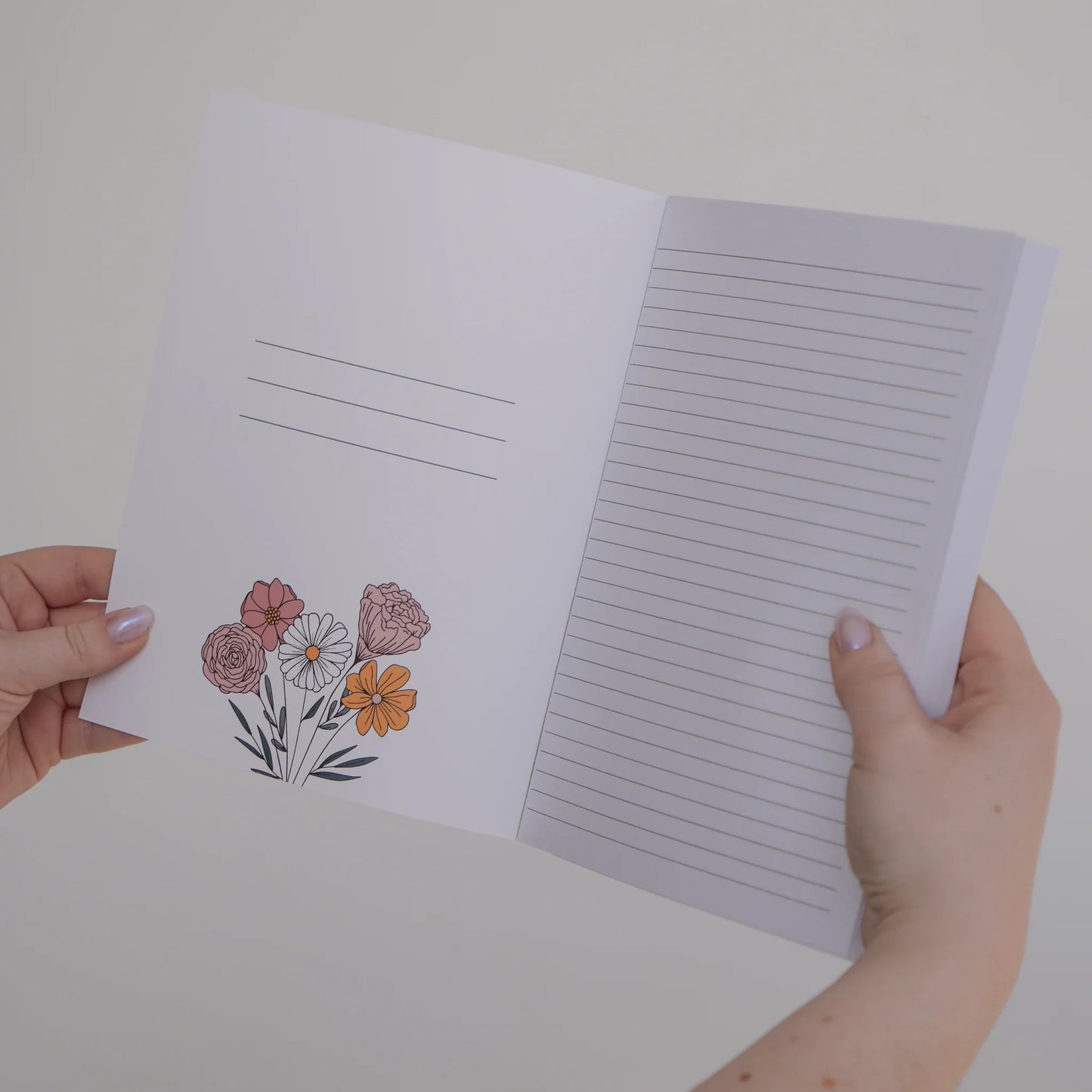 Wildflower Lined Notebook