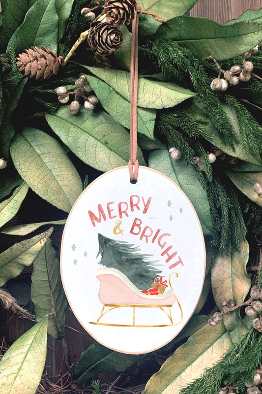 Merry & Bright Ornament