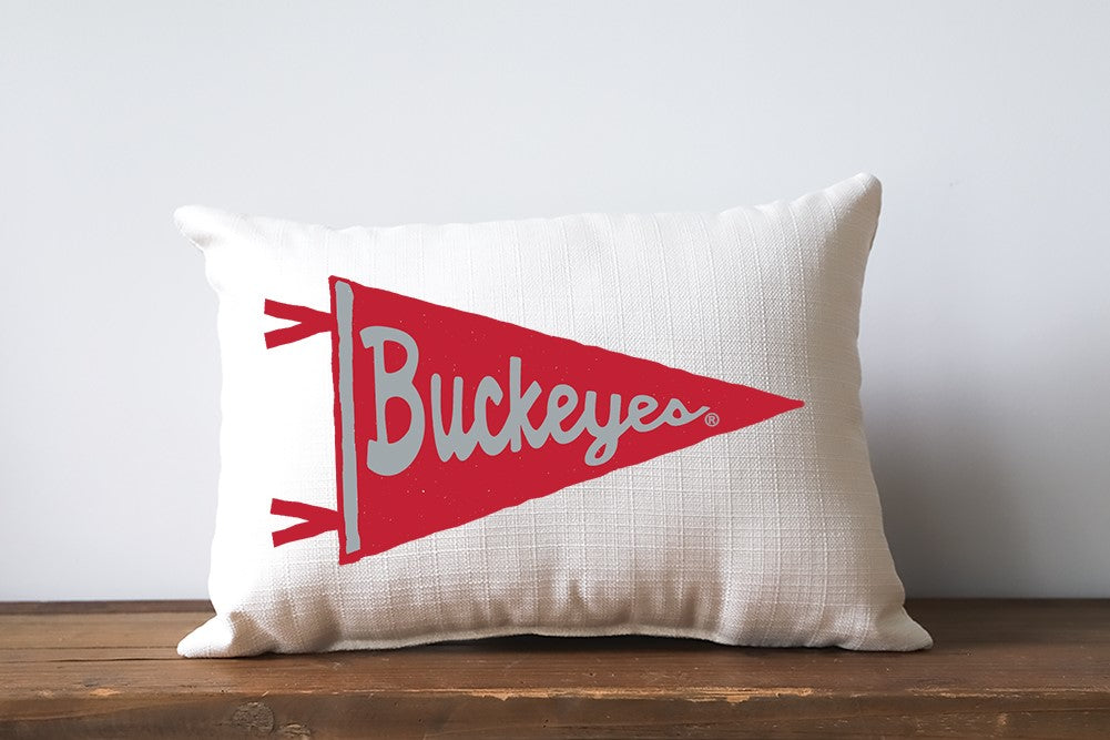 Ohio State Buckeyes Pennant Pillow