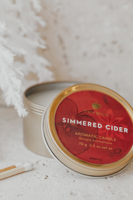 Simmered Cider 2.5 oz Tin Candle