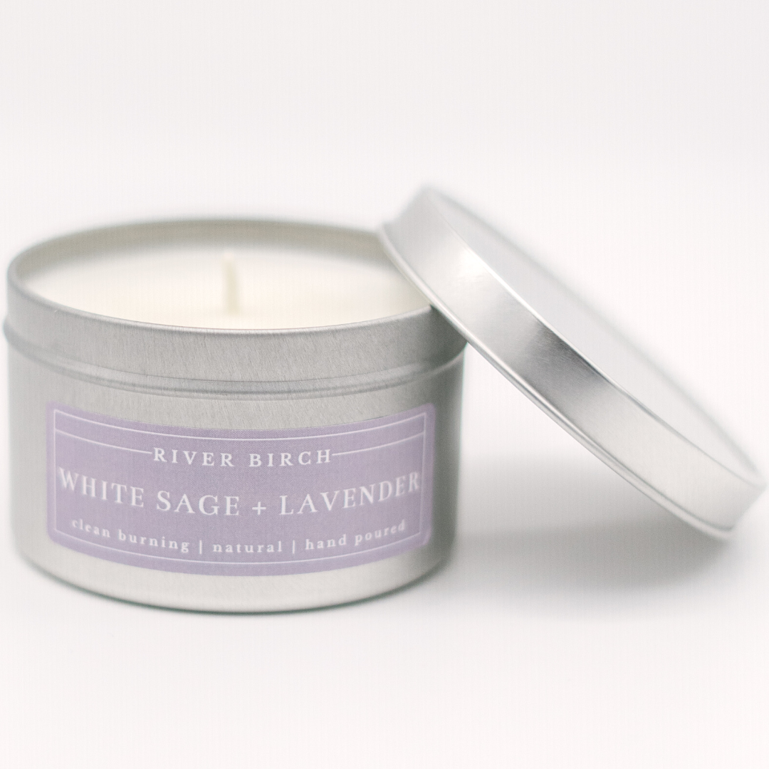 White Sage Lavender Soy Candle